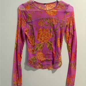 Free people mesh long sleeve